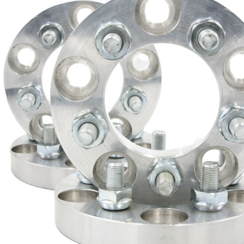 5x5 (71.5) to 5x100 / 71.5mm Wheel Adapters 1" Thick 1/2x20 Lug Studs Billet Spacers x 4