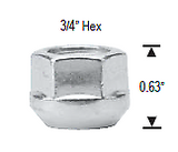 Low Pro Lug Nuts 14x1.5 Open End Bulge Conical Seat 14 x 1.5 Lugnuts x 20 pieces