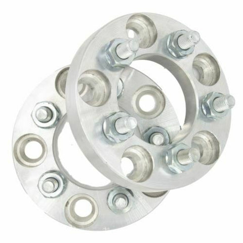 5x4 to 5x100 USA Made Billet Wheel Adapters 1" Thick 12x1.5 Studs 66 Bore x 2